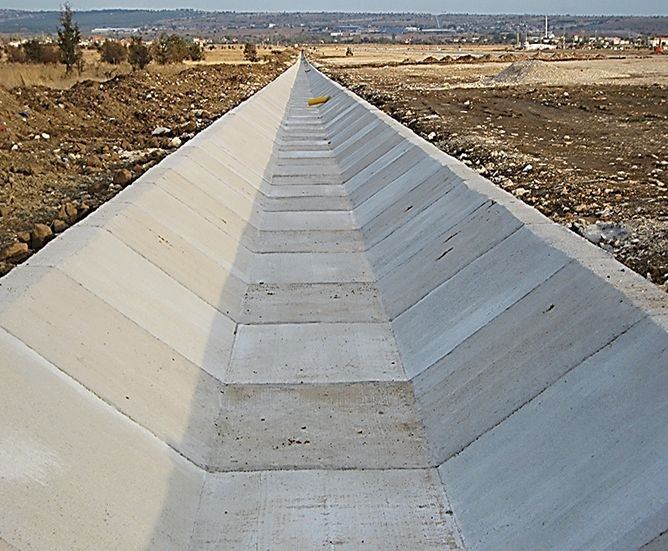 Kanal beton kaplaması